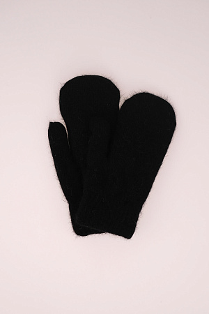 Варежки ОДНОТОН. НА ИСК.МЕХУ SOLNSE зима жен. 23/25 0Y-00009974