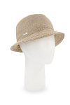 Шляпа клош SEEBERGER лето жен. 22 0Y-00005374 (универсальный, песочный, лейбл)