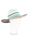 Шляпа широкополая SEEBERGER лето жен. 190 0G-00005052 (универсальный, голубой/бежевый)