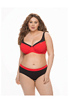 Купальник раздельный бикини FIANETA лето жен. 24 0Y-00014883 (80E/L, красный/черный)