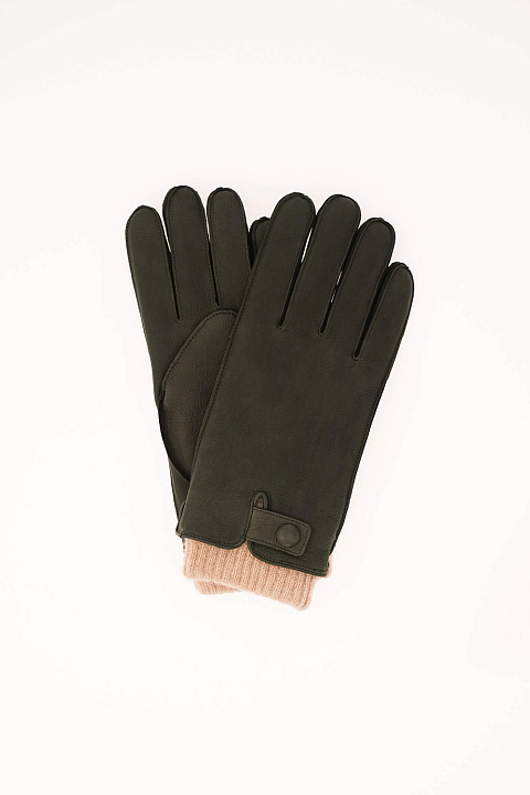 Перчатки из кожи оленя и кашемира / Roeckl
