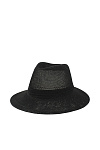 Шляпа федора SEEBERGER лето жен. 25 0Y-00018218 (универсальный, черный, 10 black)