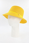 Шляпа ШАТУШ лето жен. 22/24/25 SALE 0Y-00005137 (56-58, желтый, лента, пряжка)