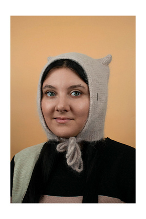 Шапка чепчик уши НИКА КАТРИН весна/осень подр. 24 0Y-00012602