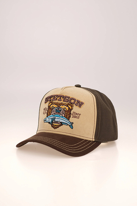 Бейсболка из хлопка с сеткой / Stetson