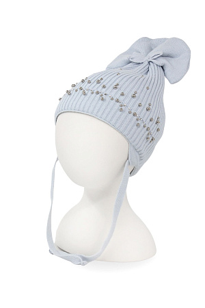 Шапка колпак отворот на завязках СОФИЯ LAMIR весна/осень дет. 22 0Y-00004401