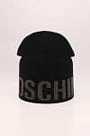 Шапка MOSCHINO весна/осень жен. 23/24 0Y-00013418 (56-58, черный/серый, , 016 черный/серыйлюрекс)