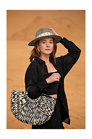 Шляпа федора SEEBERGER лето ун. 21 0Y-00000621