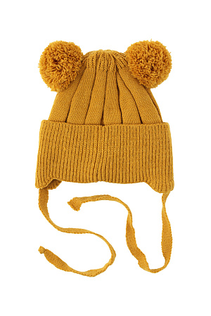 Шапка отворот на завязках MADLEN весна/осень дет. 22/23 0Y-00007952