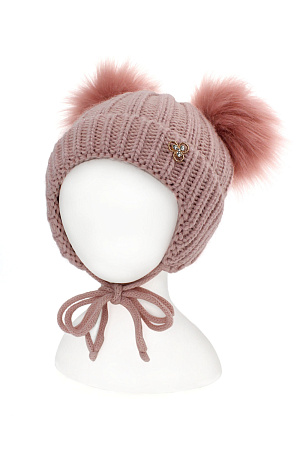 Шапка отворот на завязках ДИНЯ МАЛЫШКА VETEX зима дет. 22/23 0Y-00007923