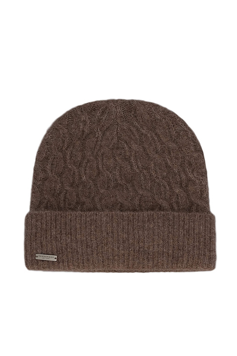 Шапка с отвротом из альпаки / Seeberger