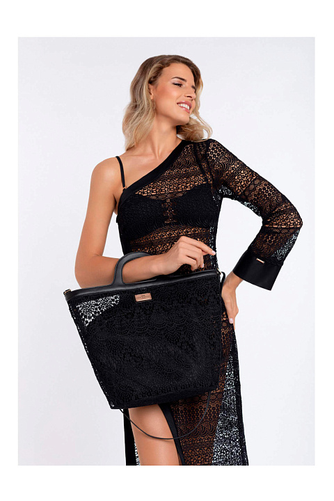 Сумка пляжная ажурная / Marc&Andre