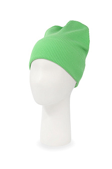 Шапка с отворотом из акрила и шерсти