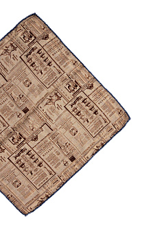 Платок карманный из шелка / Stetson