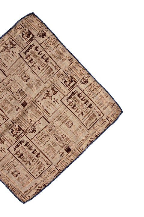 Платок карманный из шелка / Stetson