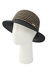 Шляпа SEEBERGER лето жен. 25 0Y-00018215 (L, черный/песочный, 1094 black/sand)
