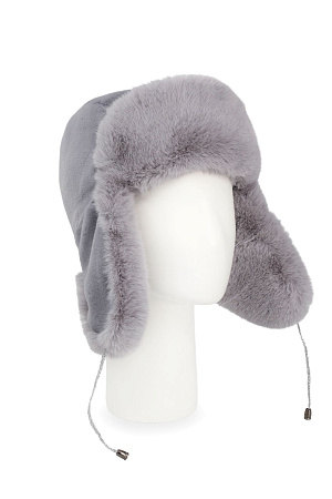 Шапка ушанка ЭКО НОРКА КОМБИ РЕКС зима жен. 24/25 0Y-00002927