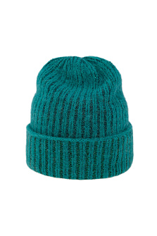 Шапка с отворотом из кид мохера / Vizio