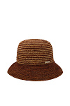 Шляпа SEEBERGER лето жен. 25 0Y-00018210 (универсальный, мускатно-коричневый/песочный, 8894 nutmeg brown/sand)