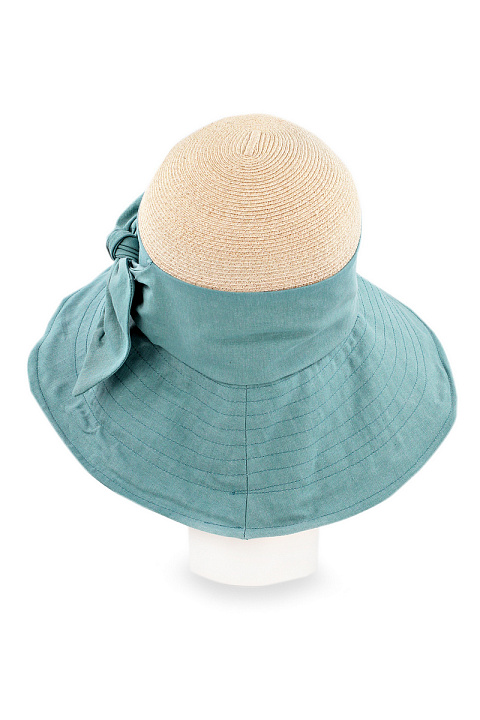 Шляпа широкополая из льна и хлопка / Gingi