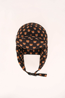 Шапка ушанка болоневая с хлопком / Moschino