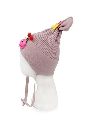 Шапка отворот на завязках САНИ УЛИТКА VELES весна/осень дет. 240 SALE 0Y-00004412