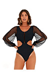 Купальник слитный танкини DEBRISA лето жен. 23 0Y-00011420 (S, черный)
