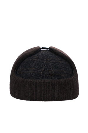 Бейсболка уши ДРАП НИКА+ТРИКОТ. STARKOFF весна/осень муж. 22/23 0Y-00009775