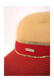 Шляпа флоппи соломенная / Seeberger