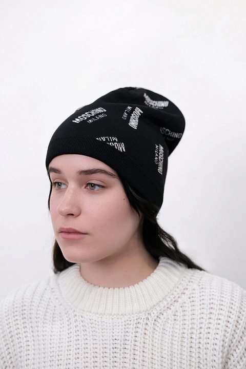 Шапка классика на флисе / Moschino