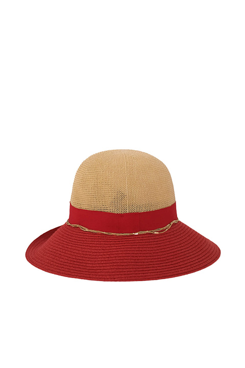 Шляпа флоппи соломенная / Seeberger