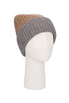 Шапка SEEBERGER весна/осень жен. 23/24 0Y-00013759 (56-58, темно-бежевый/розовый/синий, )