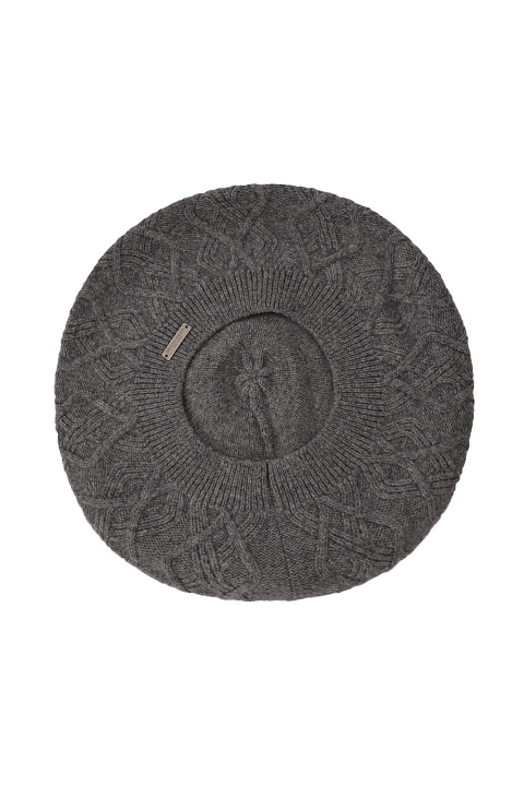 Берет из кашемира с косами / Seeberger