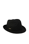 Шляпа трилби SEEBERGER лето жен. 25 0Y-00018208 (L, черный, 1010 black/black)