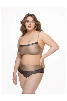 Купальник раздельный бикини и слипы / plus size / Fianeta