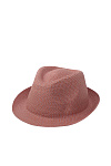Шляпа трилби SEEBERGER лето жен. 25 0Y-00018208 (L, сандаловое дерево/сиреневый, 2775 sandalwood/lilac)