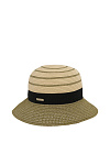 Шляпа клош SEEBERGER лето жен. 23 0Y-00012011 (универсальный, льняной/зеленый)