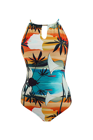 Купальник слитный хай-нек MARYSSIL лето жен. 23 0Y-00011482