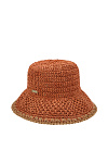 Шляпа SEEBERGER лето жен. 25/26 0Y-00018209 (универсальный, мускатно-коричневый/орехово-коричневый, 8884 nutmeg brown/nut brown)