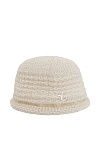 Шляпа BRILL VIZIO лето жен. 23 0Y-00011972 (56-58, белый, лейбл, пайетки)