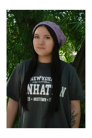 Берет АЖУР VIOLETTA лето жен. 24 0Y-00006595