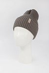 Шапка колпак ОМЕЛИ LAMIR весна/осень подр. 22/25 SALE (54-56, серо-коричневый, аппликация)
