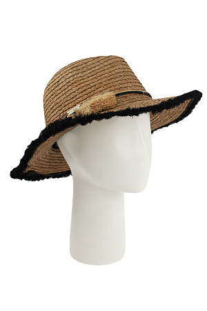Шляпа федора SEEBERGER лето жен. 21 0Y-00000636