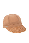 Кепка на резинке SEEBERGER лето жен. 24 0Y-00014673 (универсальный, льняной, , 93 linenлейбл)