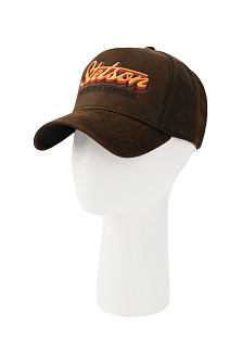 Бейсболка из кожи с ушками / Stetson