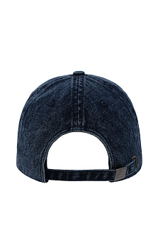 Бейсболка деним с металл.застежкой