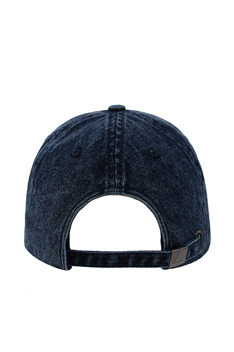 Бейсболка деним с металл.застежкой