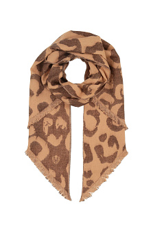 Шарф зимний леопардовый / Fraas