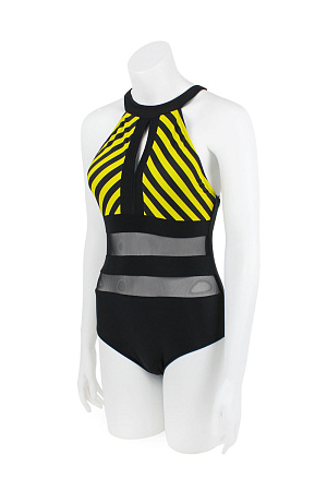 Купальник слитный хай-нек G-TWITTER лето жен. 22 0Y-00001153