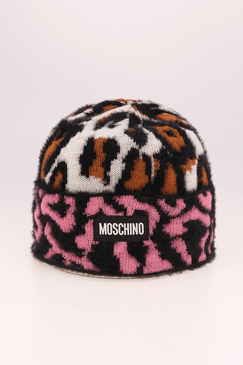 Шапка с отворотом двухслойная / Moschino